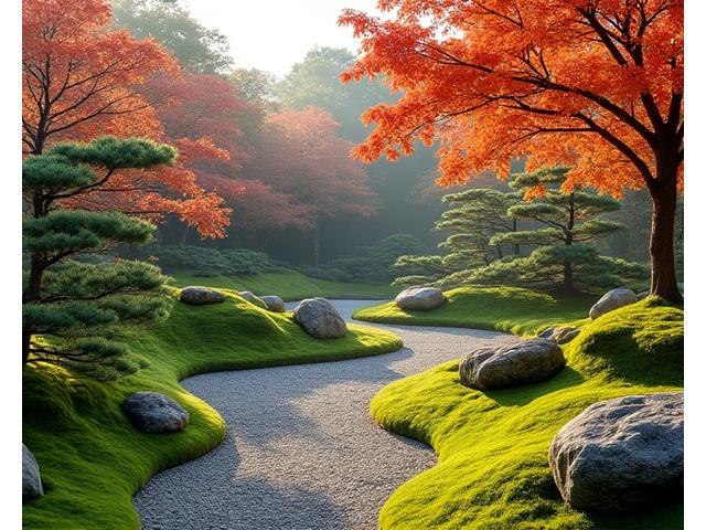 美しい日本庭園の全体像