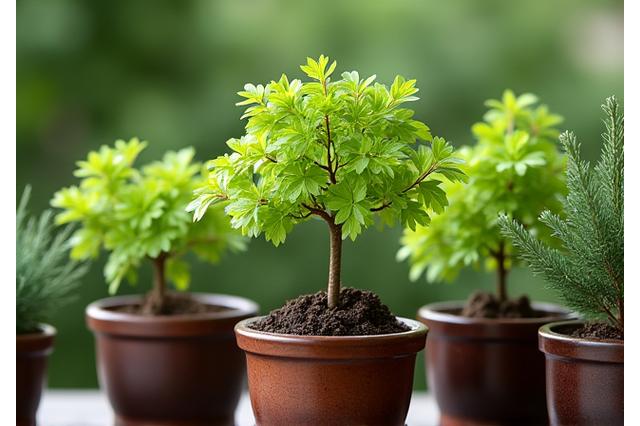 京都の気候に適した若木の植樹苗